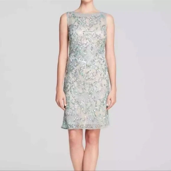 Aidan Mattox | Green Beaded Sequin Dress Size 14 Aidan Mattox | Green Beaded Sequin Dress Size 14